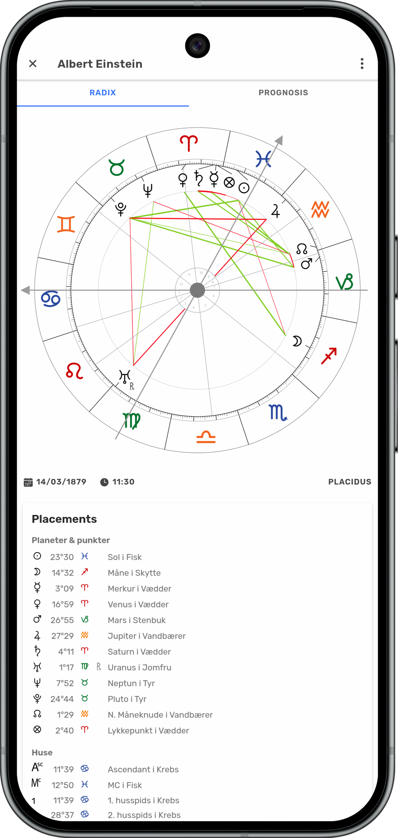 Astropilot displayed on a Google Pixel