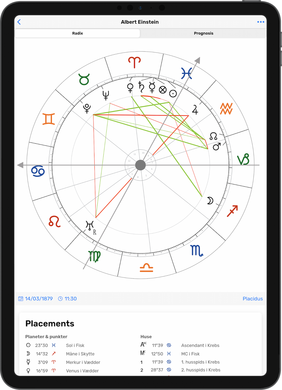 Astropilot displayed on an iPad Pro